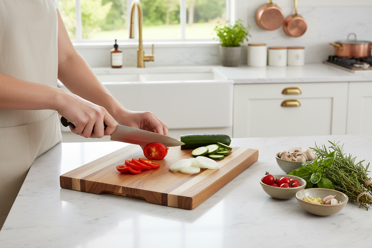Edge Grain Cutting Board - 40x30 cm