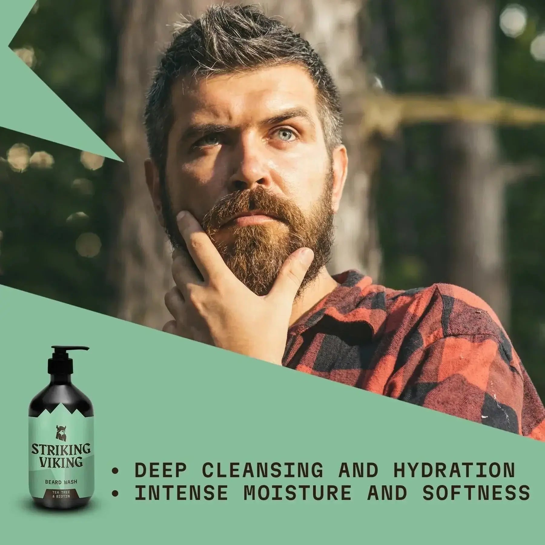 Beard Shampoo - Tea Tree & Biotin, 500 ml