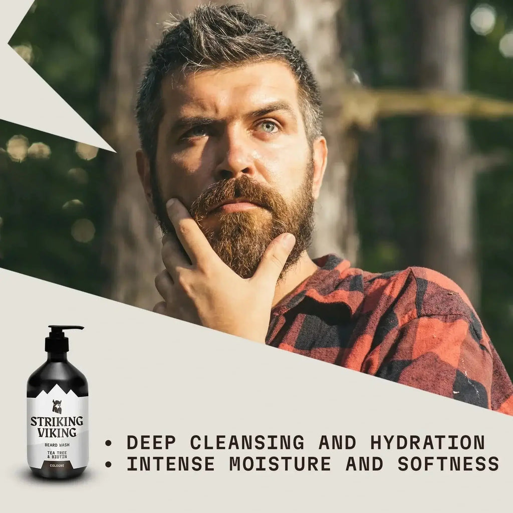 Beard Wash Cologne - Tea Tree & Biotin, 500 ml