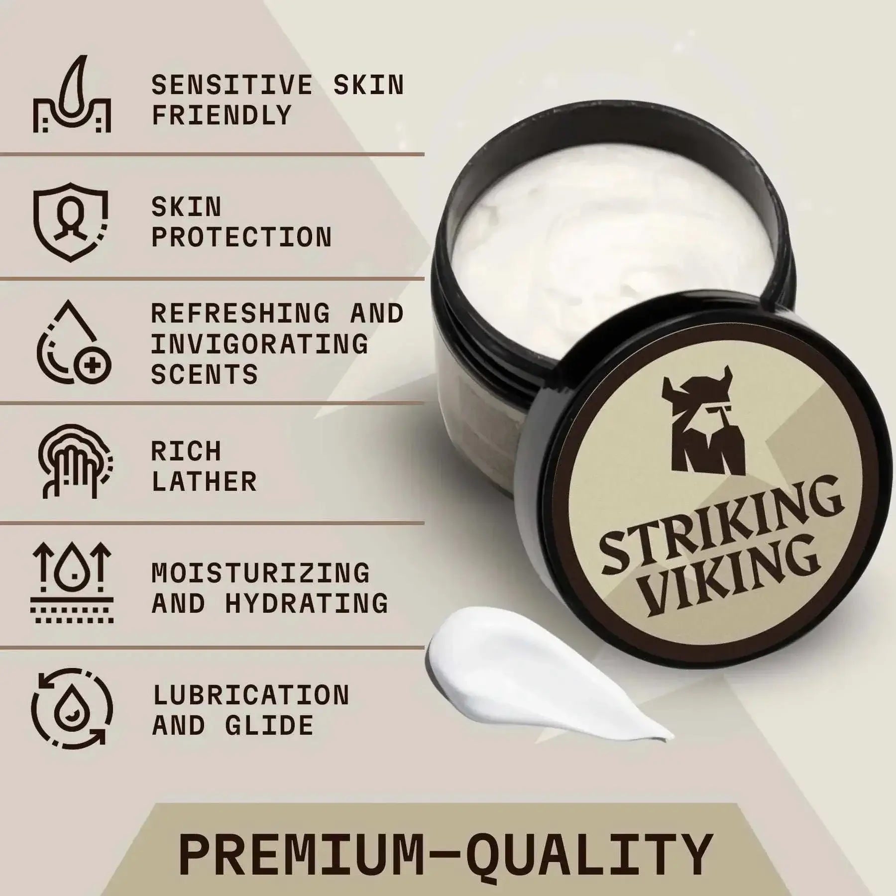 Shaving Cream for Men - Vanilla