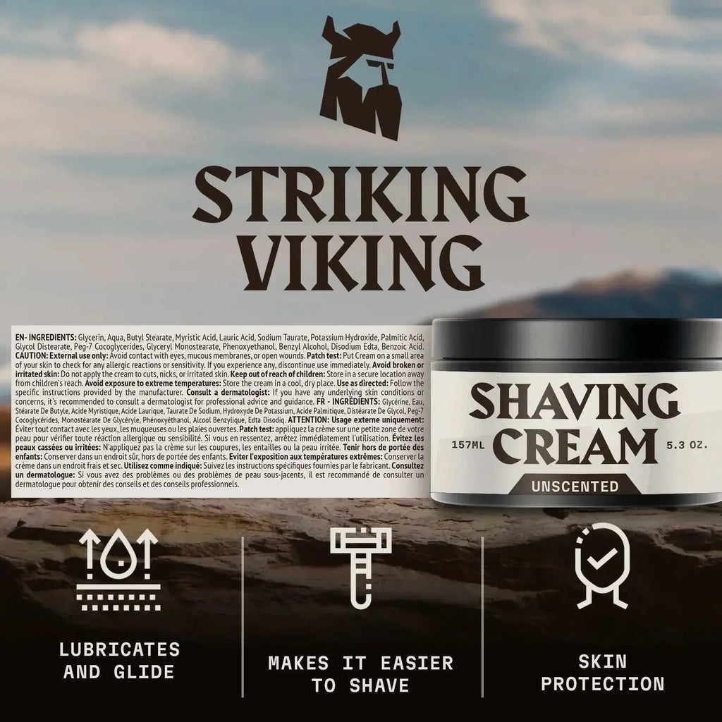 Shaving Cream for Men - Unscented