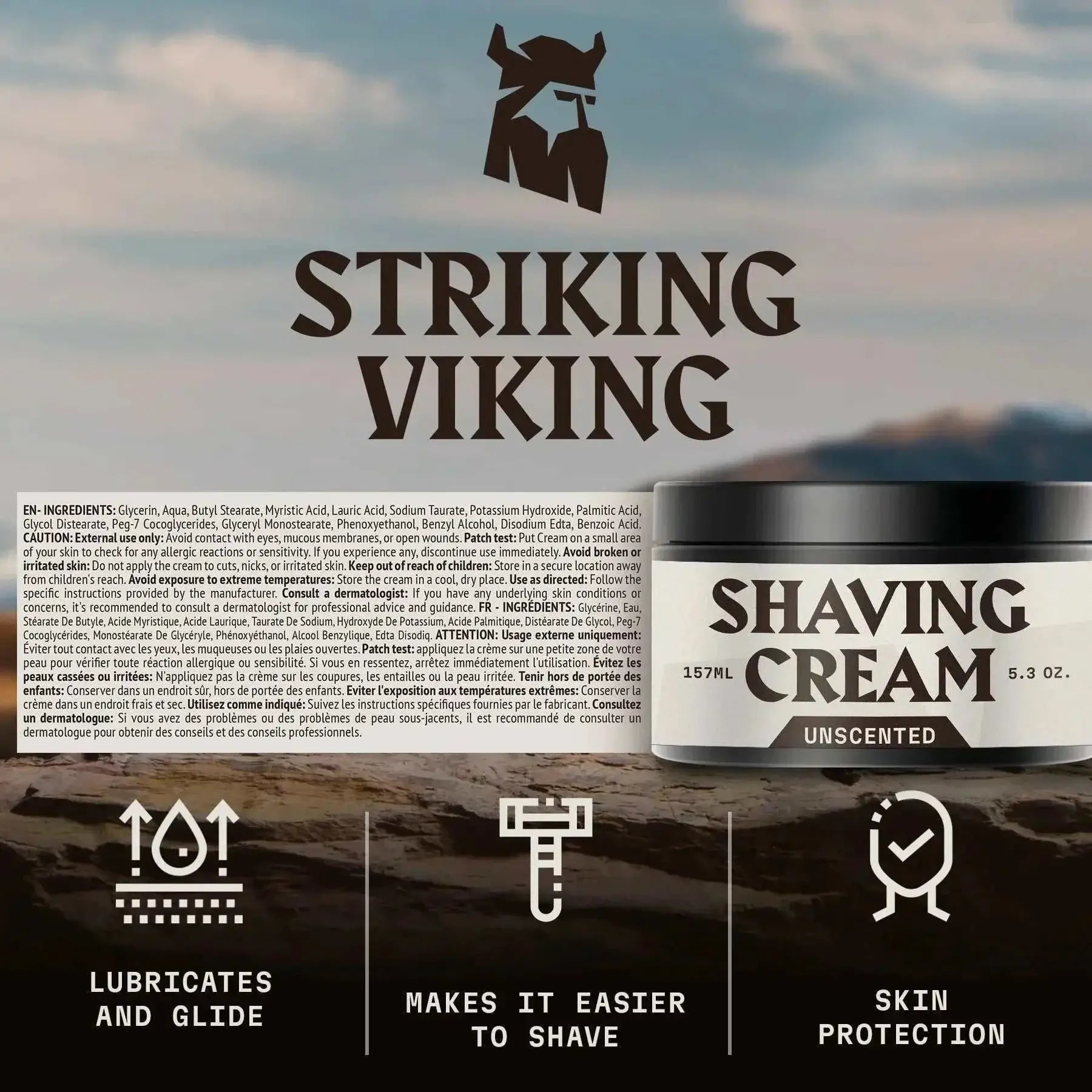 Shaving Cream for Men - Unscented