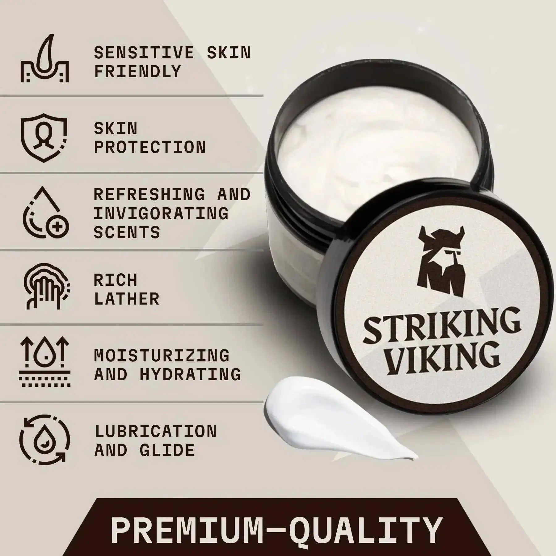 Shaving Cream for Men - Unscented