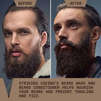 Beard Shampoo & Conditioner Set - Sandalwood, 2 x 300 ml