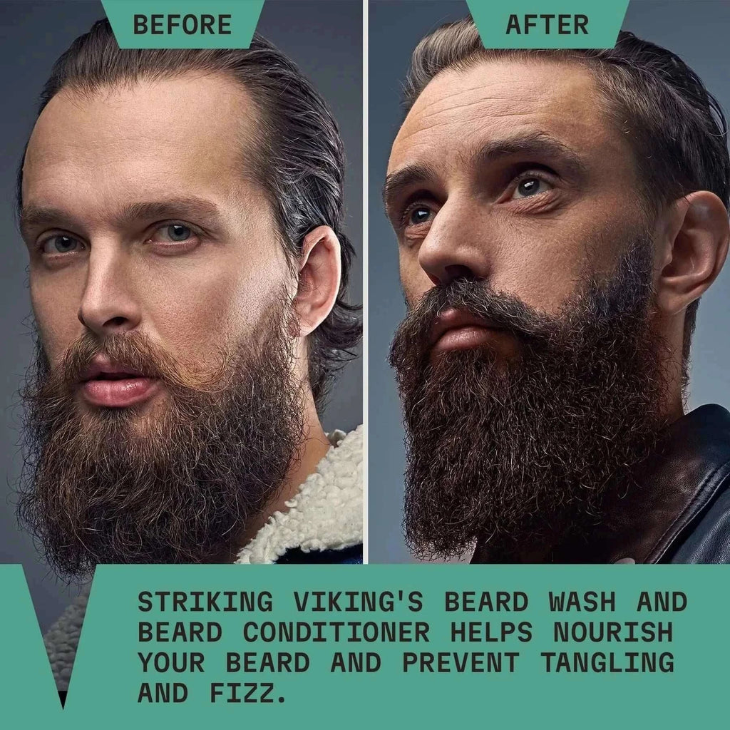 Beard Shampoo & Conditioner Set - Peppermint & Eucalyptus 2 x 300 ml