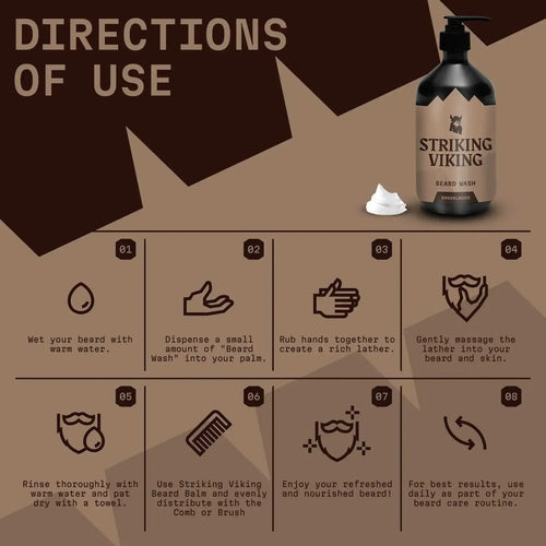 Beard Shampoo - Sandalwood, 500 ml