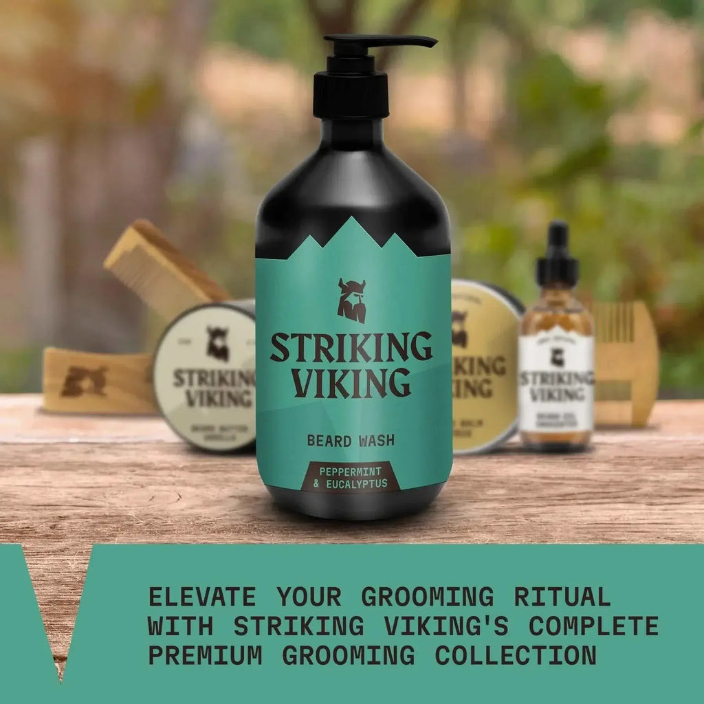 Beard Shampoo - Natural Peppermint & Eucalyptus, 500 ml