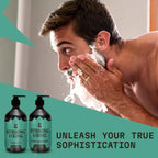 Beard Shampoo & Conditioner Set - Peppermint & Eucalyptus 2 x 300 ml