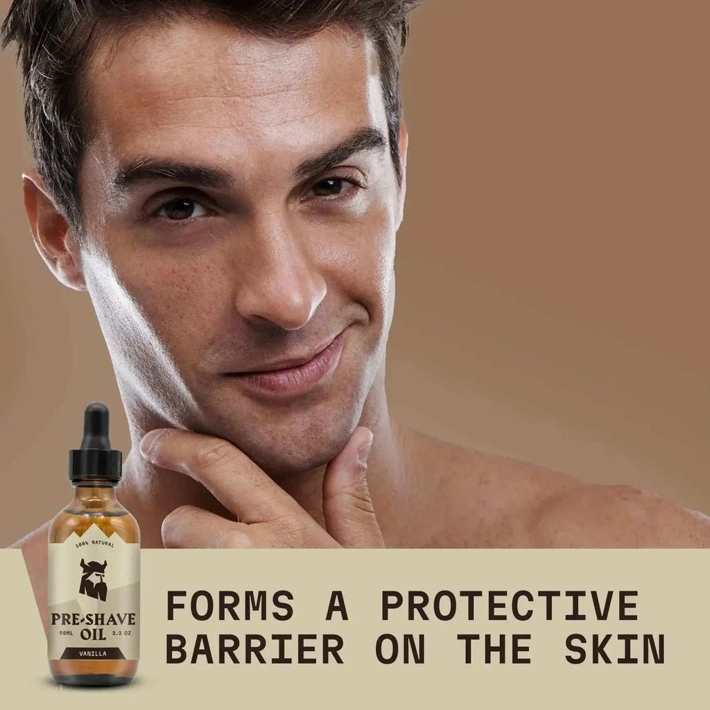 Pre Shave Oil for Men - Vanilla