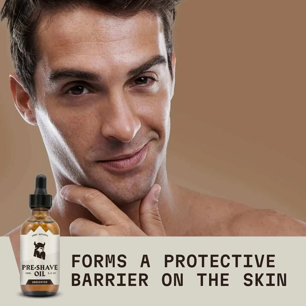 Pre Shave Oil for Men - Unscented
