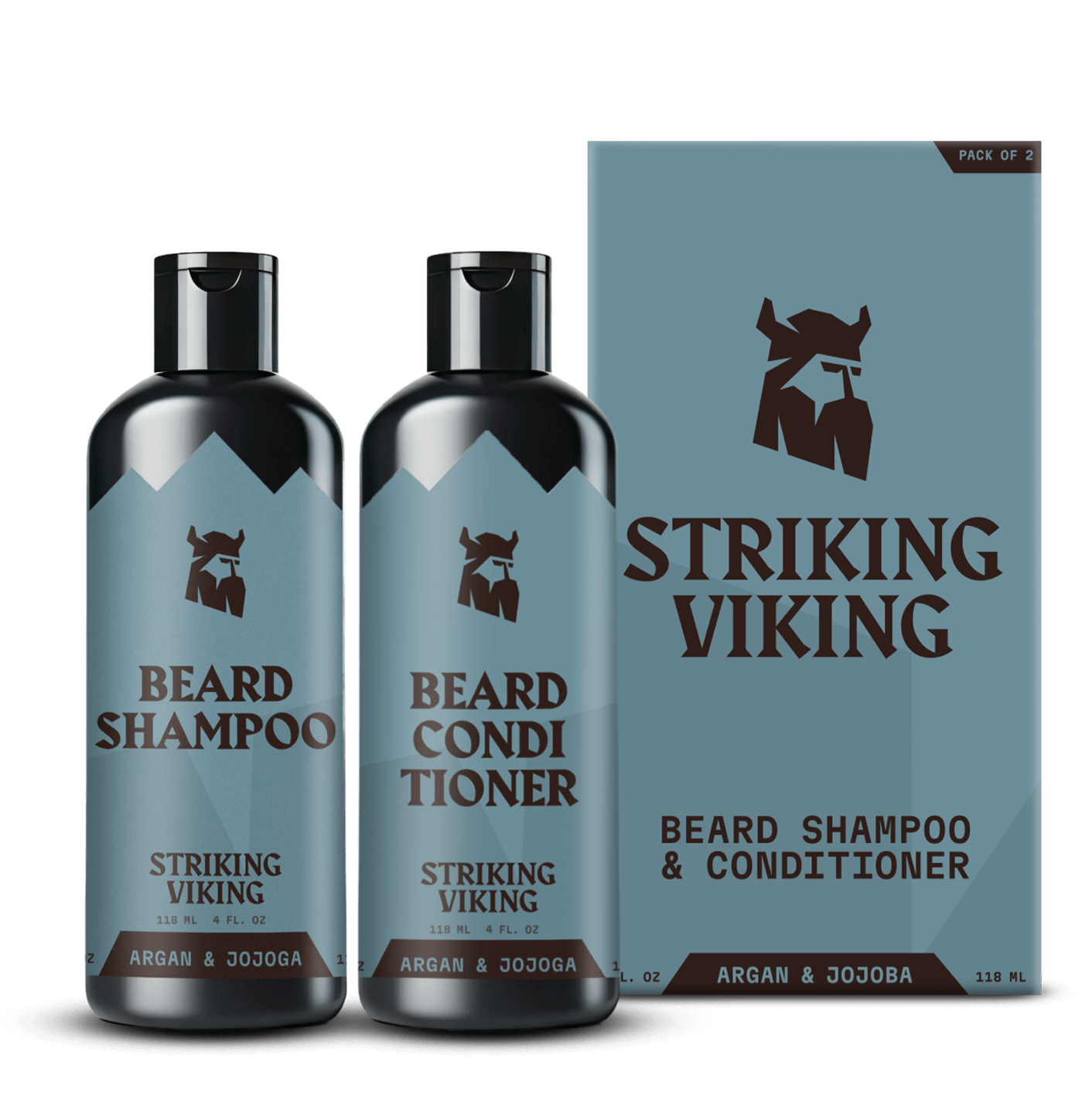 Beard Shampoo & Conditioner Cologne - Argan & Jojoba Oil