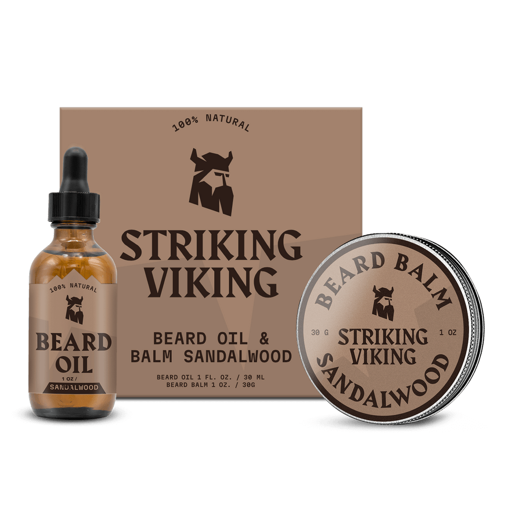 Beard Oil and Balm - Sandalwood, Gift Set 🎁