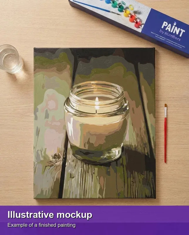 Candlelight – Paint By Numbers